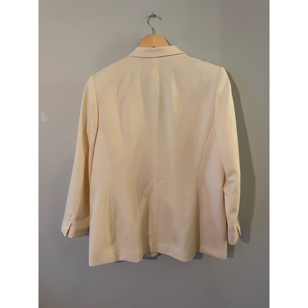 Pendleton 100% Virgin Wool Cream Blazer Womens 16